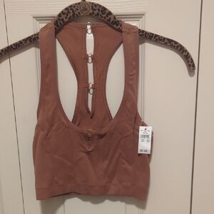 Aerie Copper Brown Racerback Tank Top